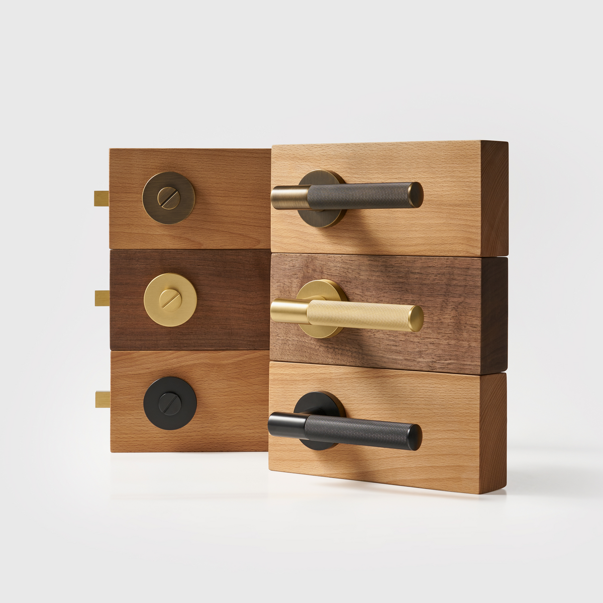 Cruz Solid Brass Door Lever | Gold