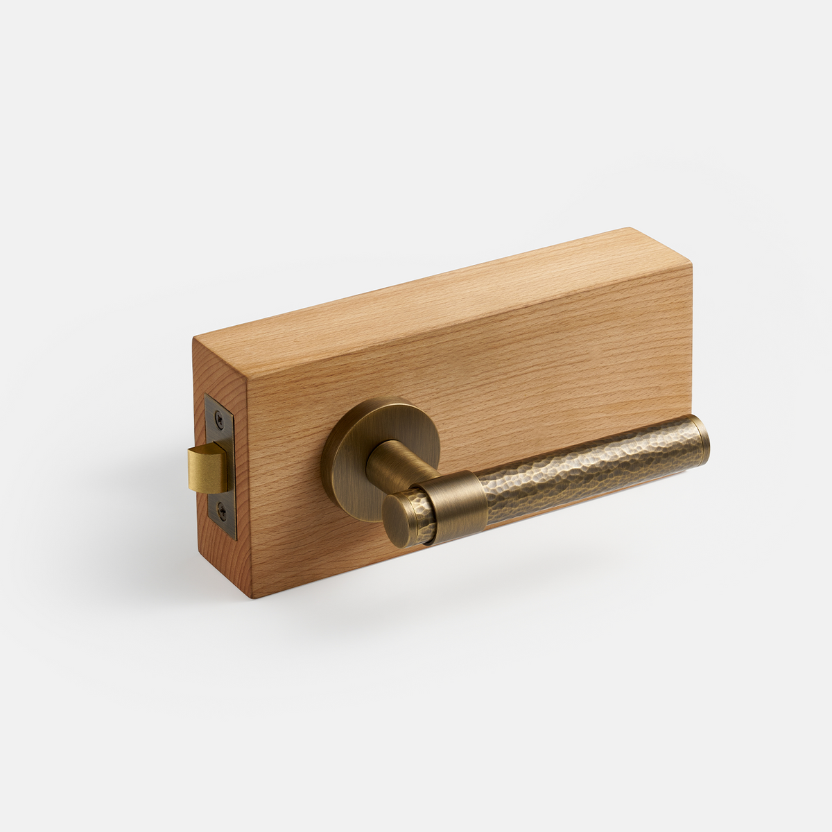 Otto Solid Brass Door Lever | Bronze