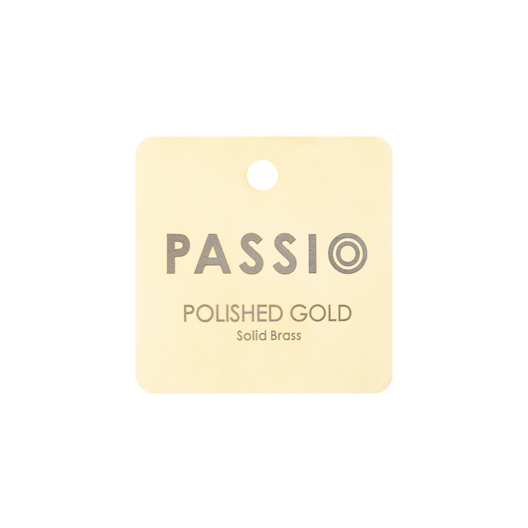 Brass Sample Disc | Polished Gold