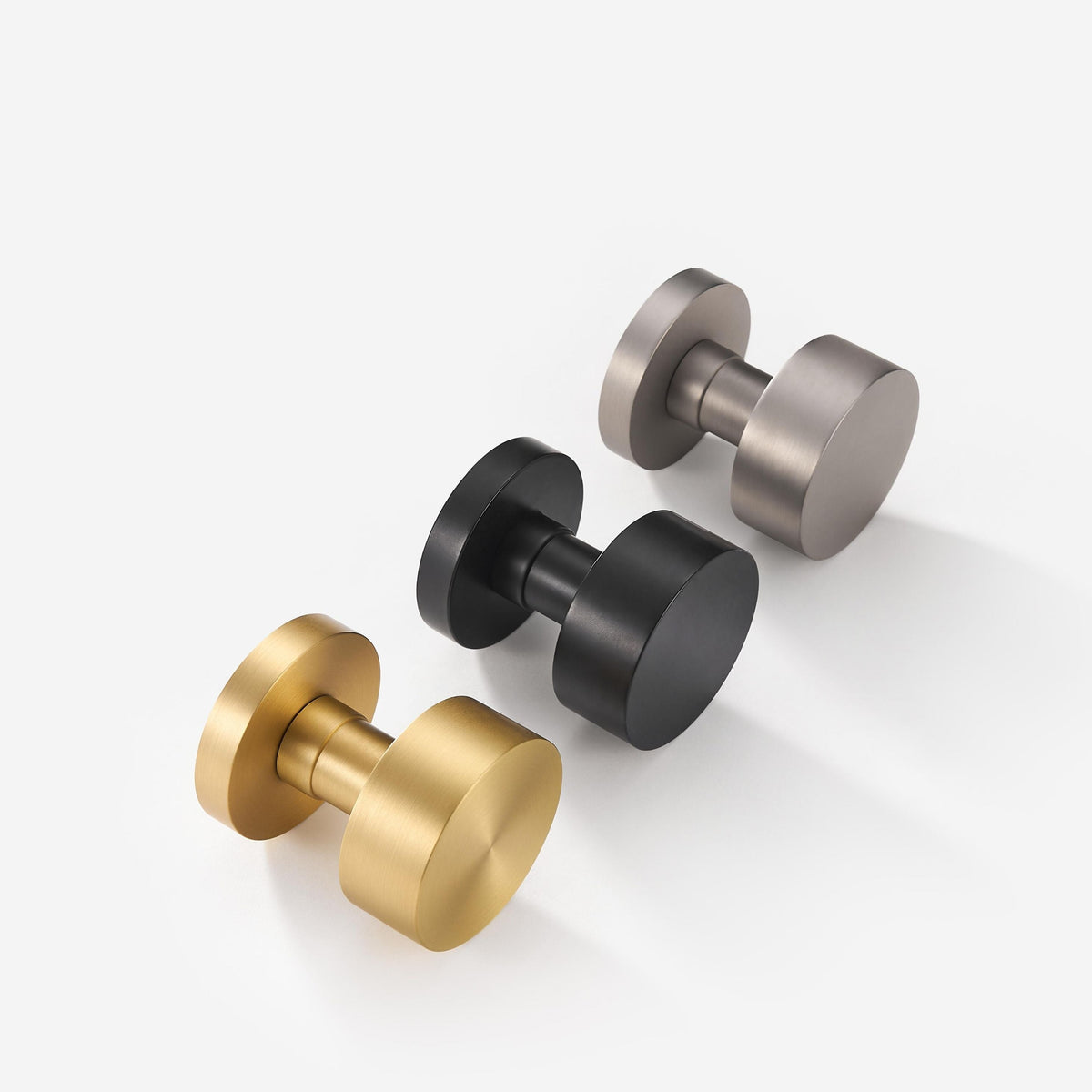 Alfie Solid Brass Door Knob | Gold