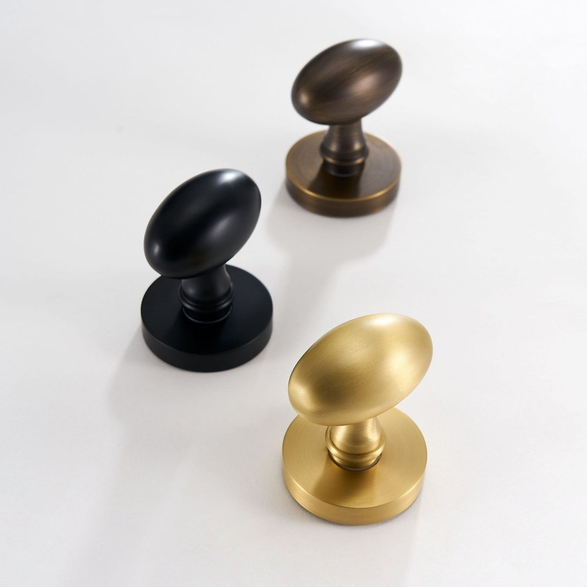 Velasco Solid Brass Door Knob | Bronze - Passio Interiors