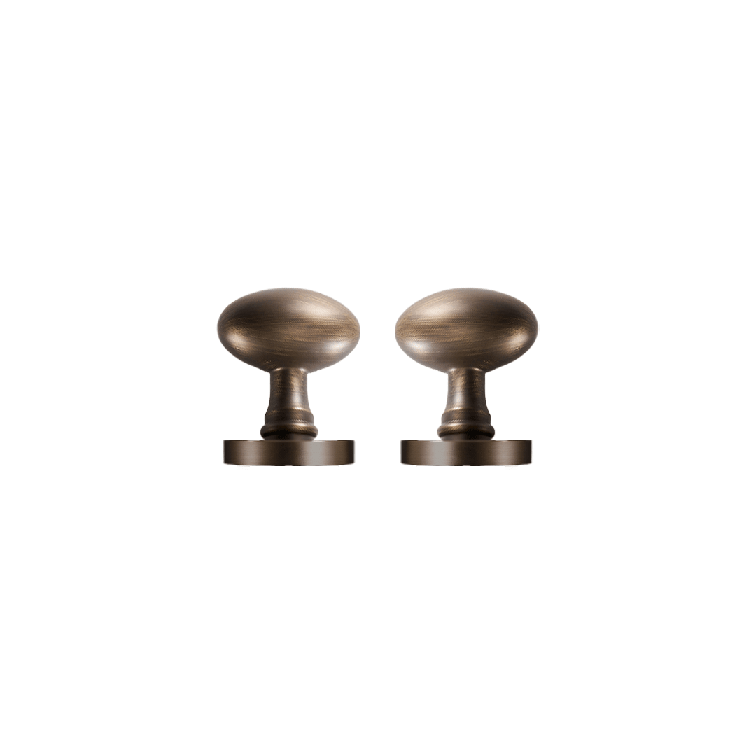 Velasco Solid Brass Door Knob | Bronze - Passio Interiors
