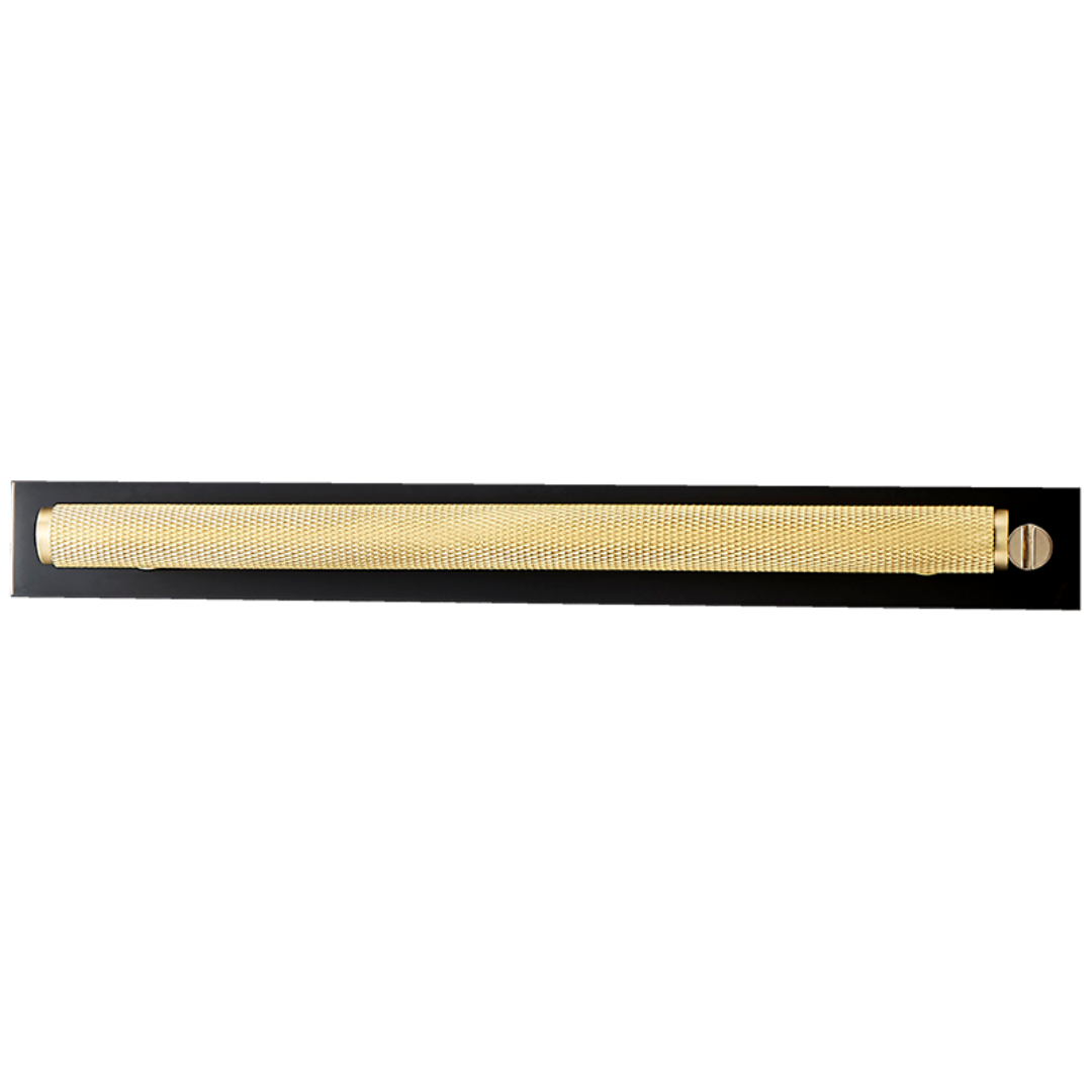 Wyatt Solid Brass Bar Pull II | Black &amp; Gold