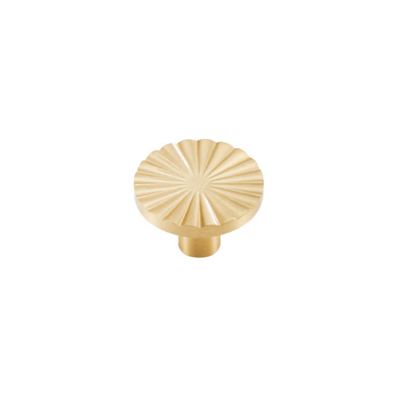 Diem Solid Brass Knob I | Polished Gold S - M