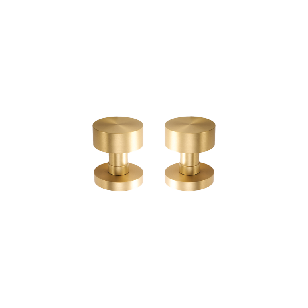 Alfie Solid Brass Door Knob | Gold