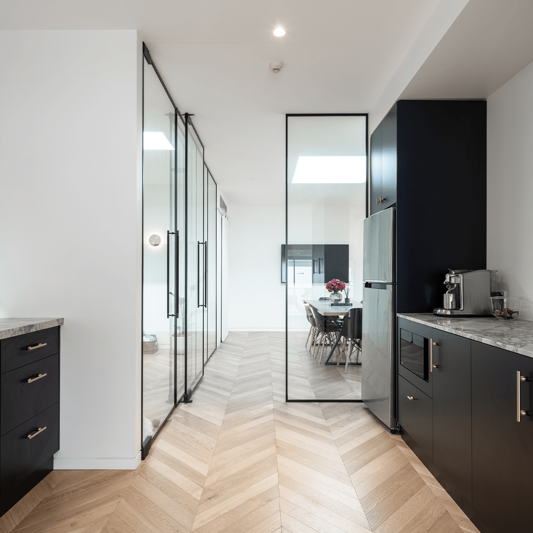 A Must-See Office Makeover: Brass Accents Steal the Show - Passio Interiors