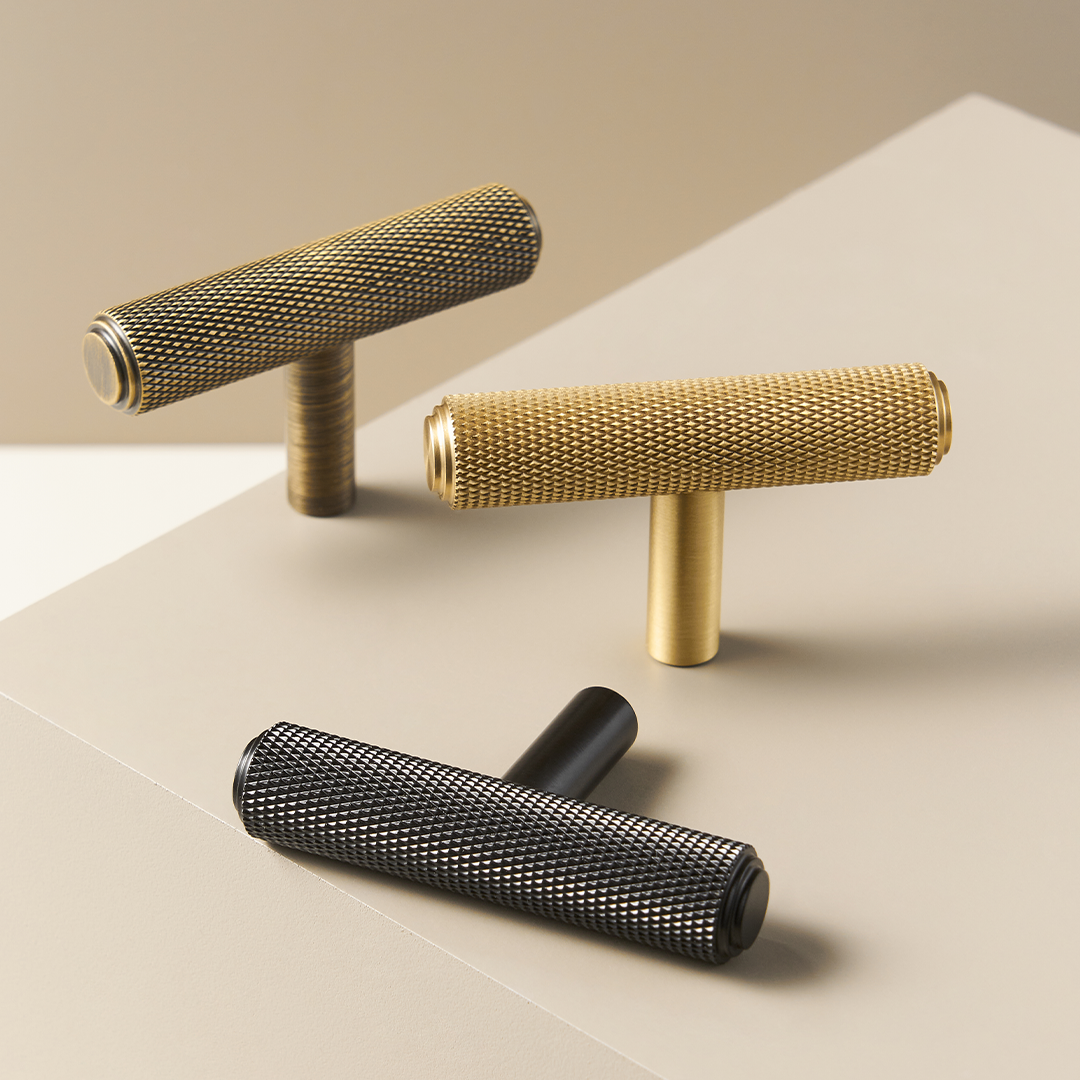 Lennox Solid Brass Handle | Satin Brass