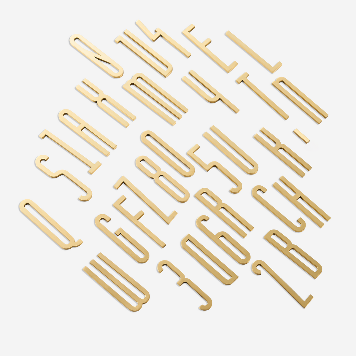 Solid Brass Lettering | Gold 7cm