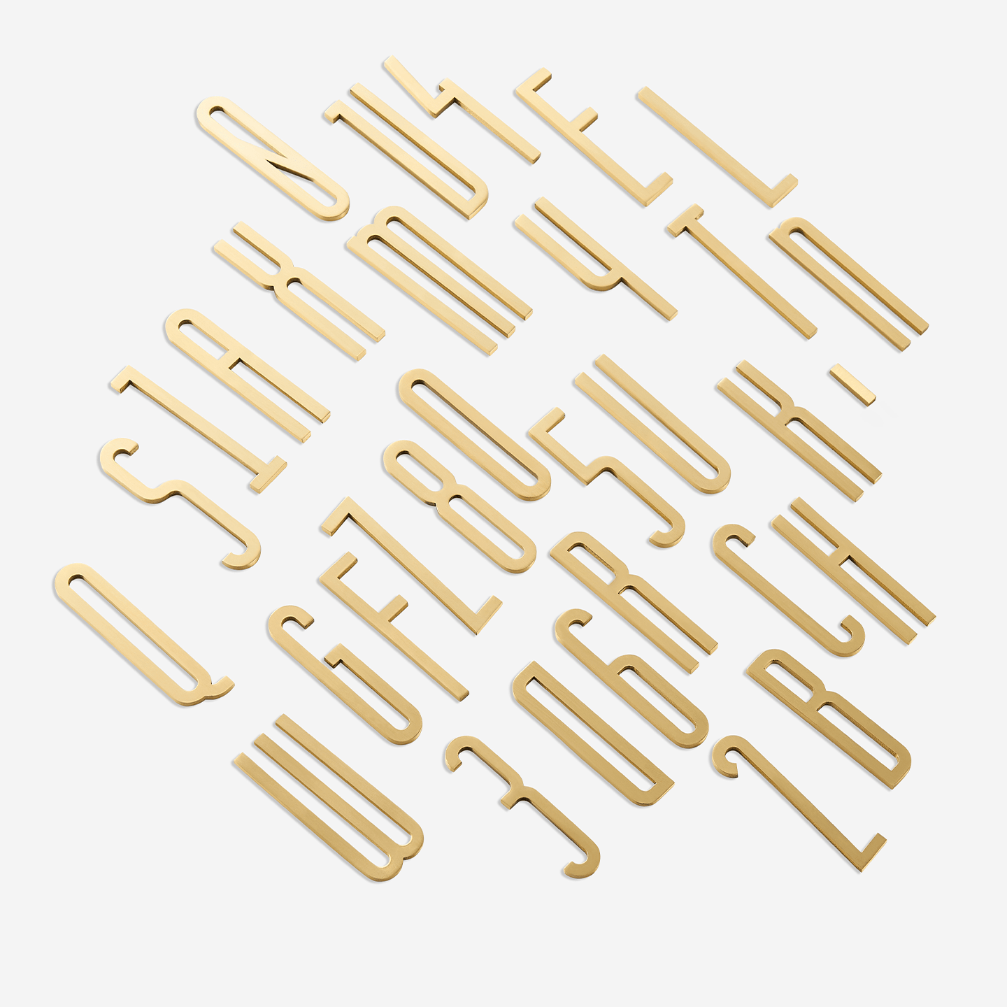 Solid Brass Lettering Solid Brass Lettering | Gold 7cm - Passio Interiors
