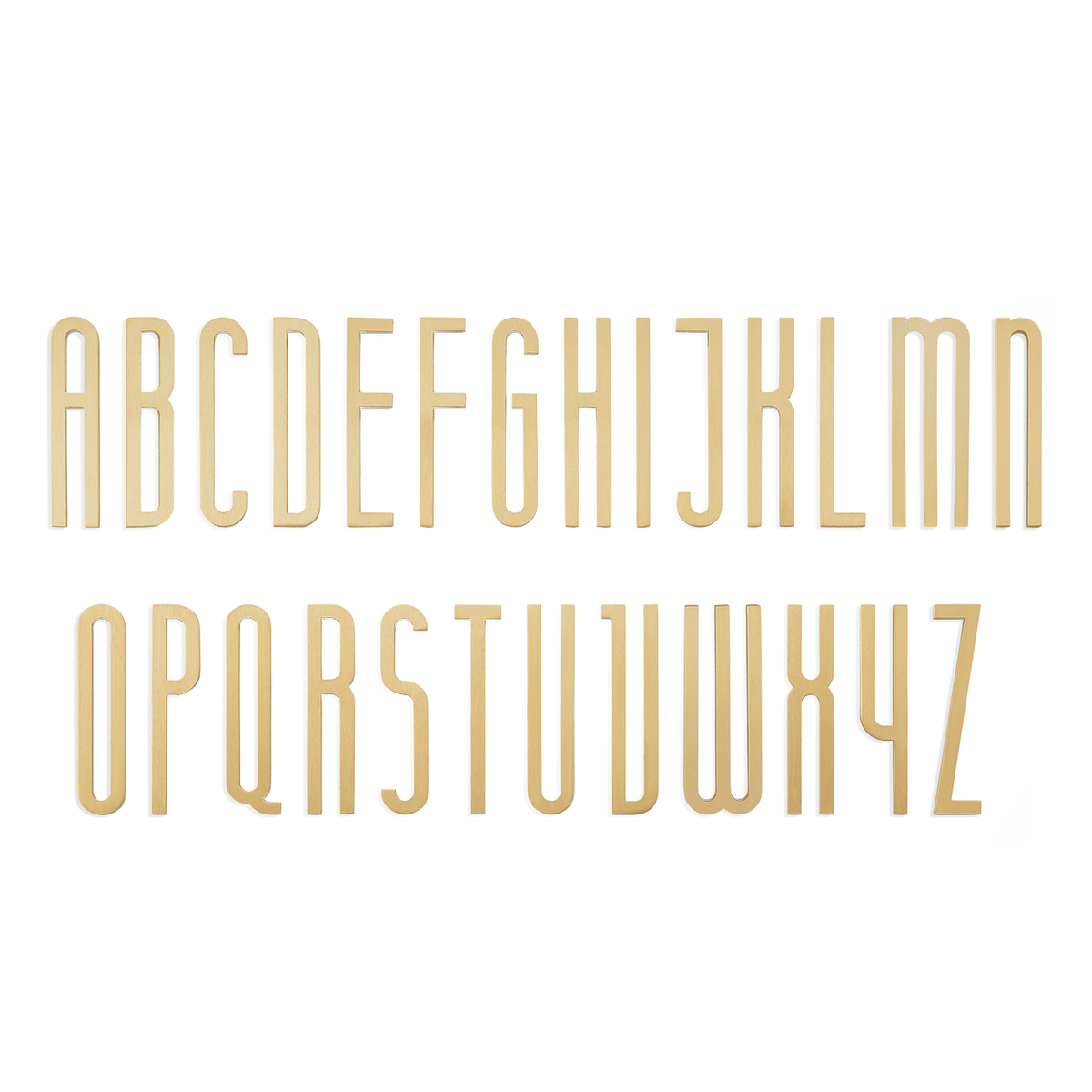 Solid Brass Lettering | Gold 7cm - Passio Interiors