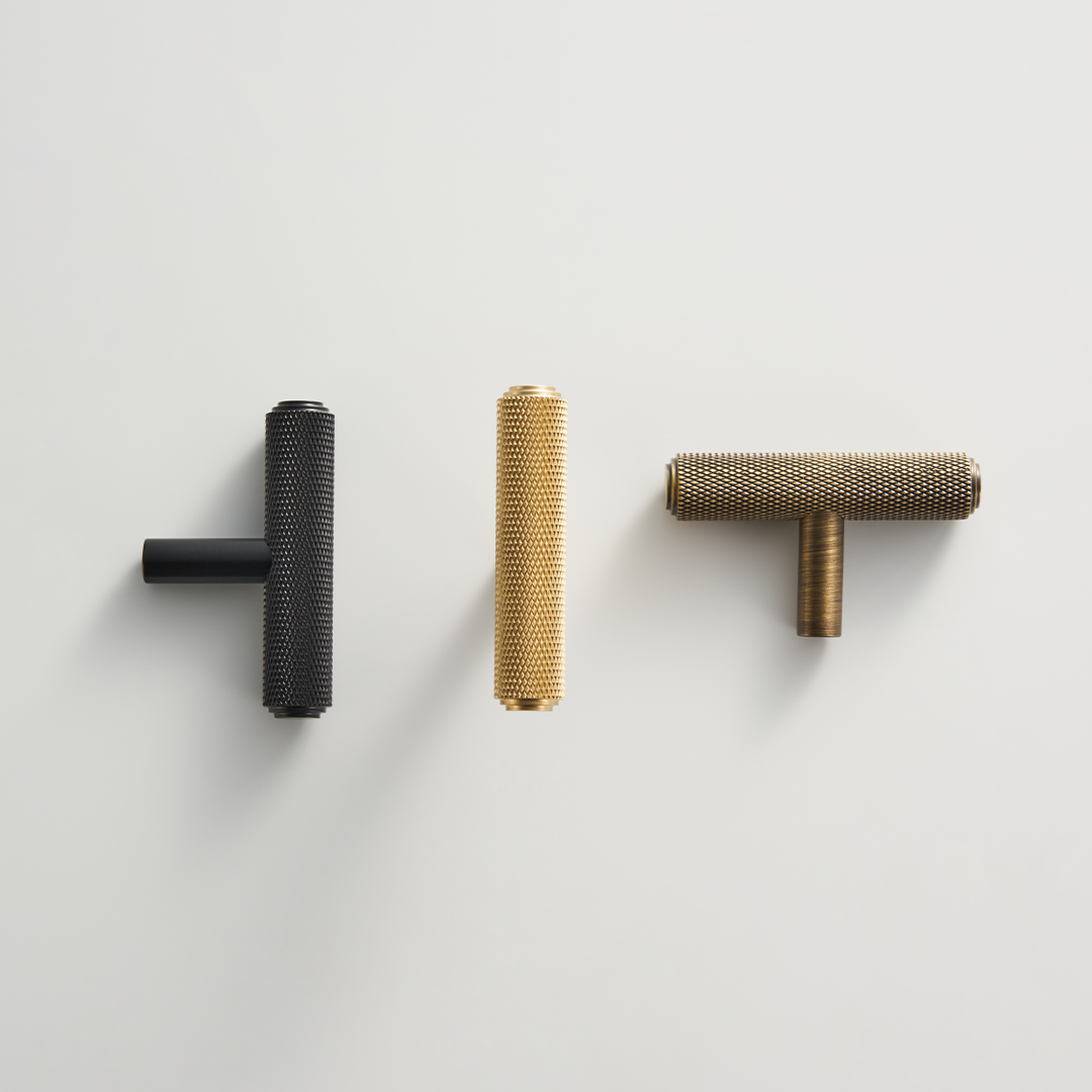 Lennox Solid Brass Handle | Black XS - L