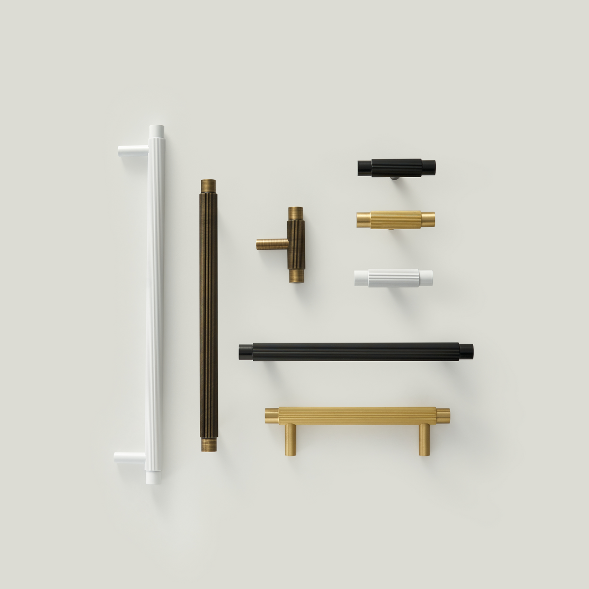 Alto Solid Brass Handle | Bronze