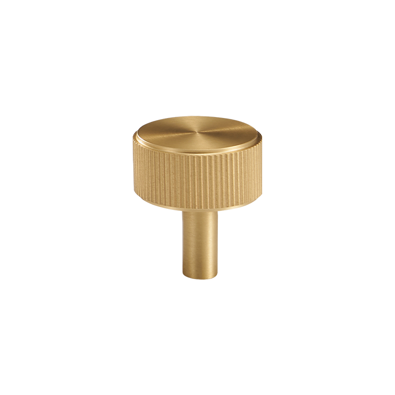Bauer Solid Brass Knob | Satin Brass