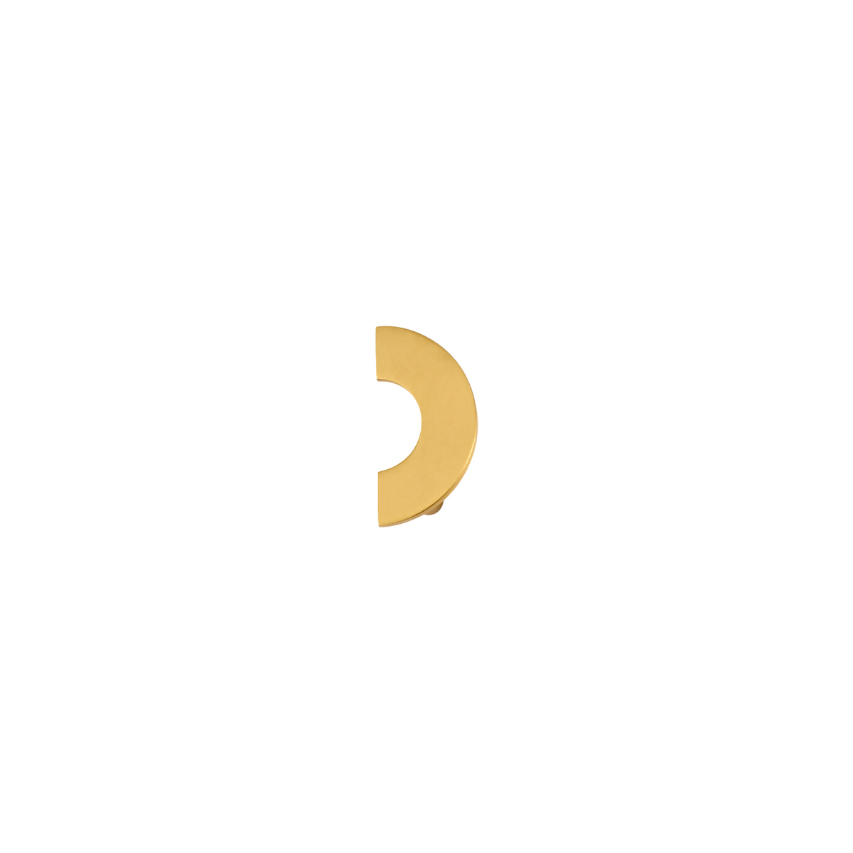 Bronx Solid Brass Semi-Circle Handle | Gold S - L