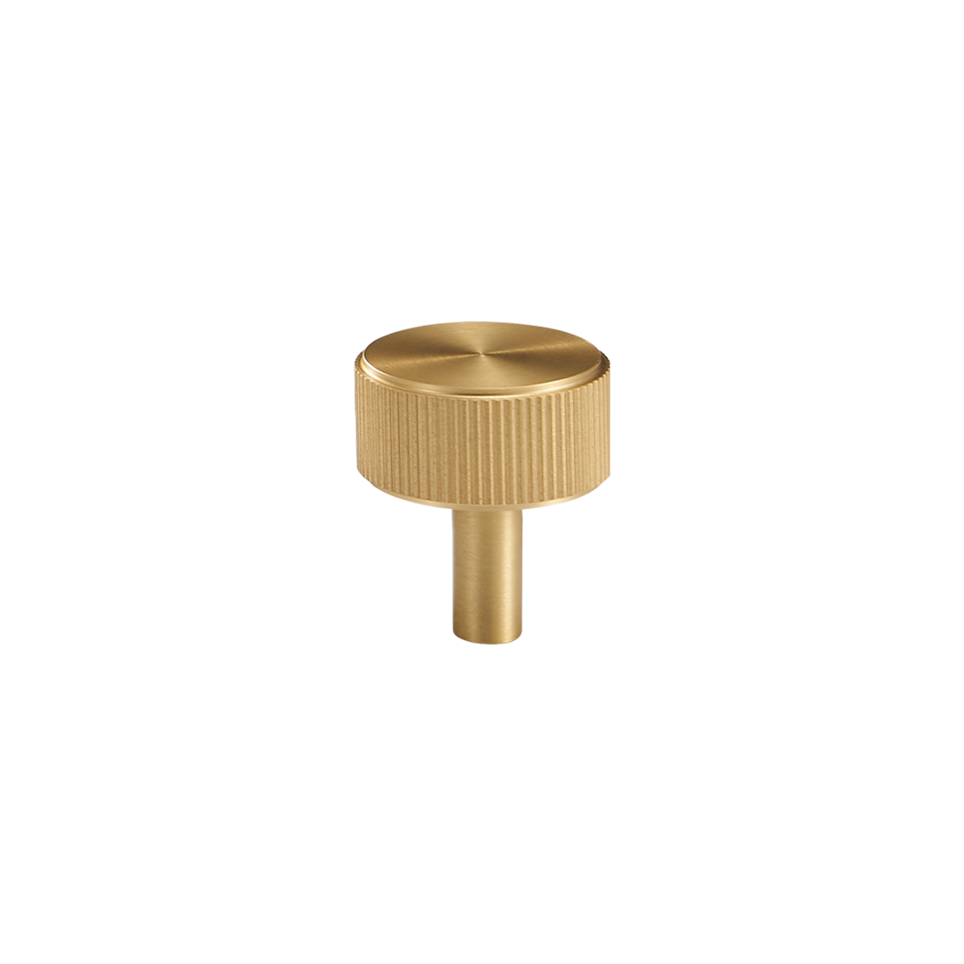 Bauer Solid Brass Knob | Satin Brass