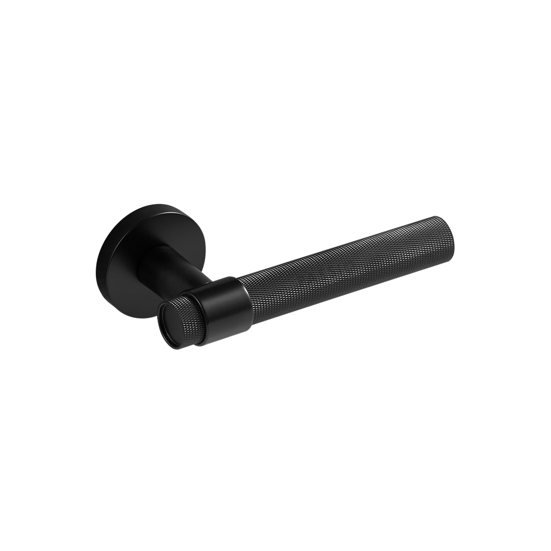 Bevan Solid Brass Door Lever | Black