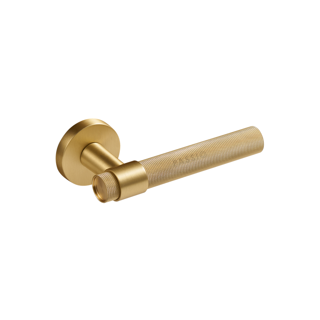 Bevan Solid Brass Door Lever | Gold