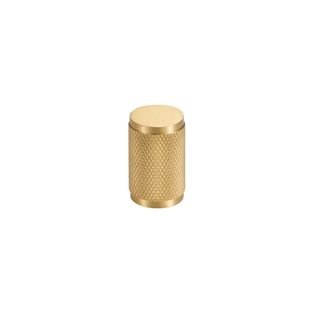 Cruz Solid Brass Furniture Knob | Satin Brass