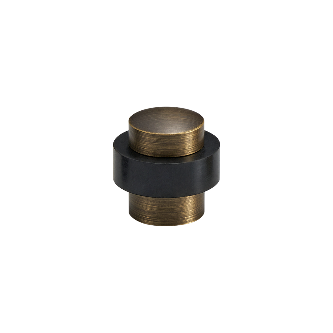 Smooth Solid Brass Door Stop | Bronze