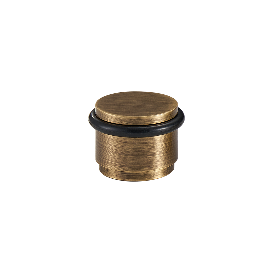 Smooth Solid Brass Door Stop | Bronze [2024 Version]