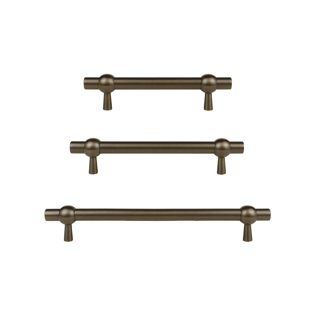 Forma Solid Brass Handle | Bronze