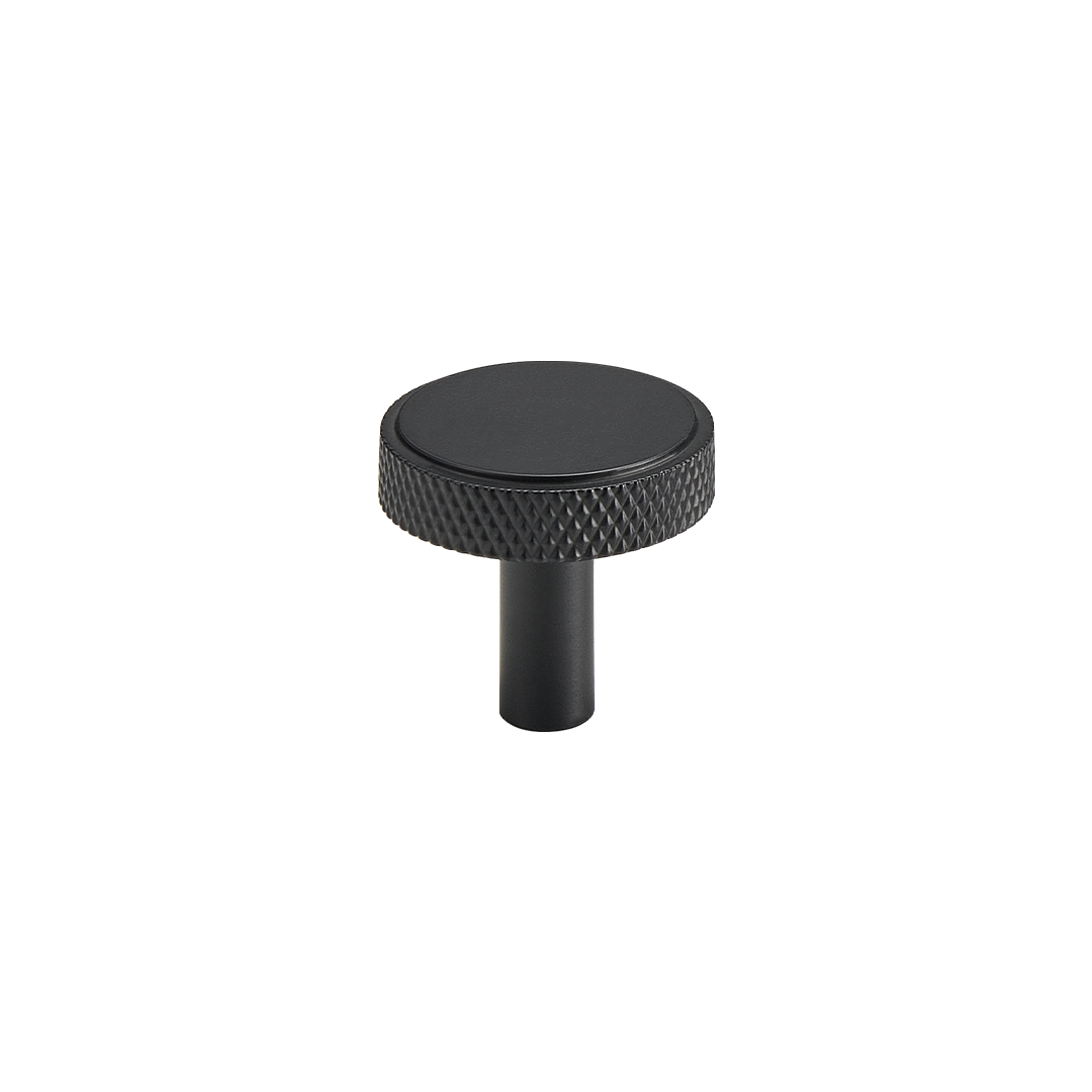 Hans Solid Brass Knob | Black