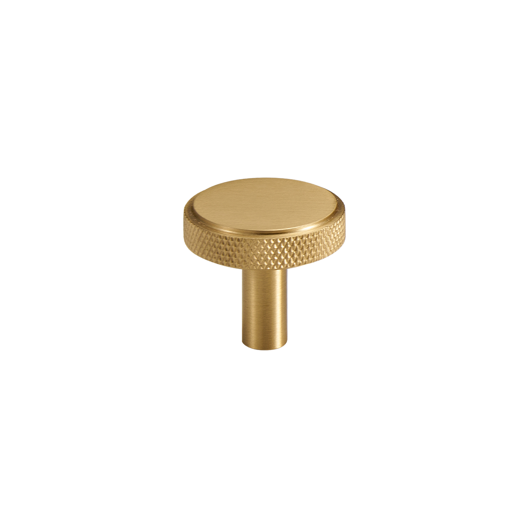 Hans Solid Brass Knob | Satin Brass