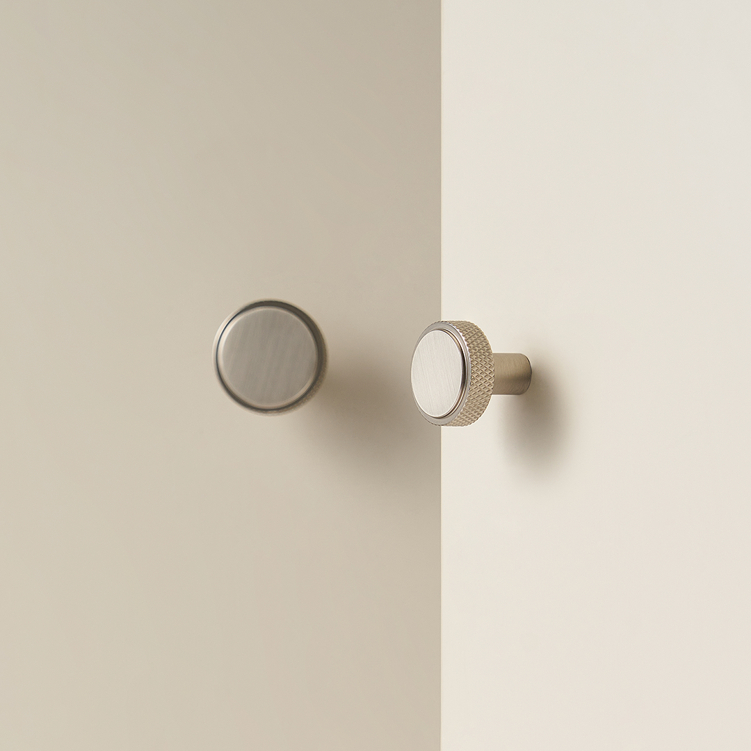 Hans Solid Brass Knob | Satin Nickel