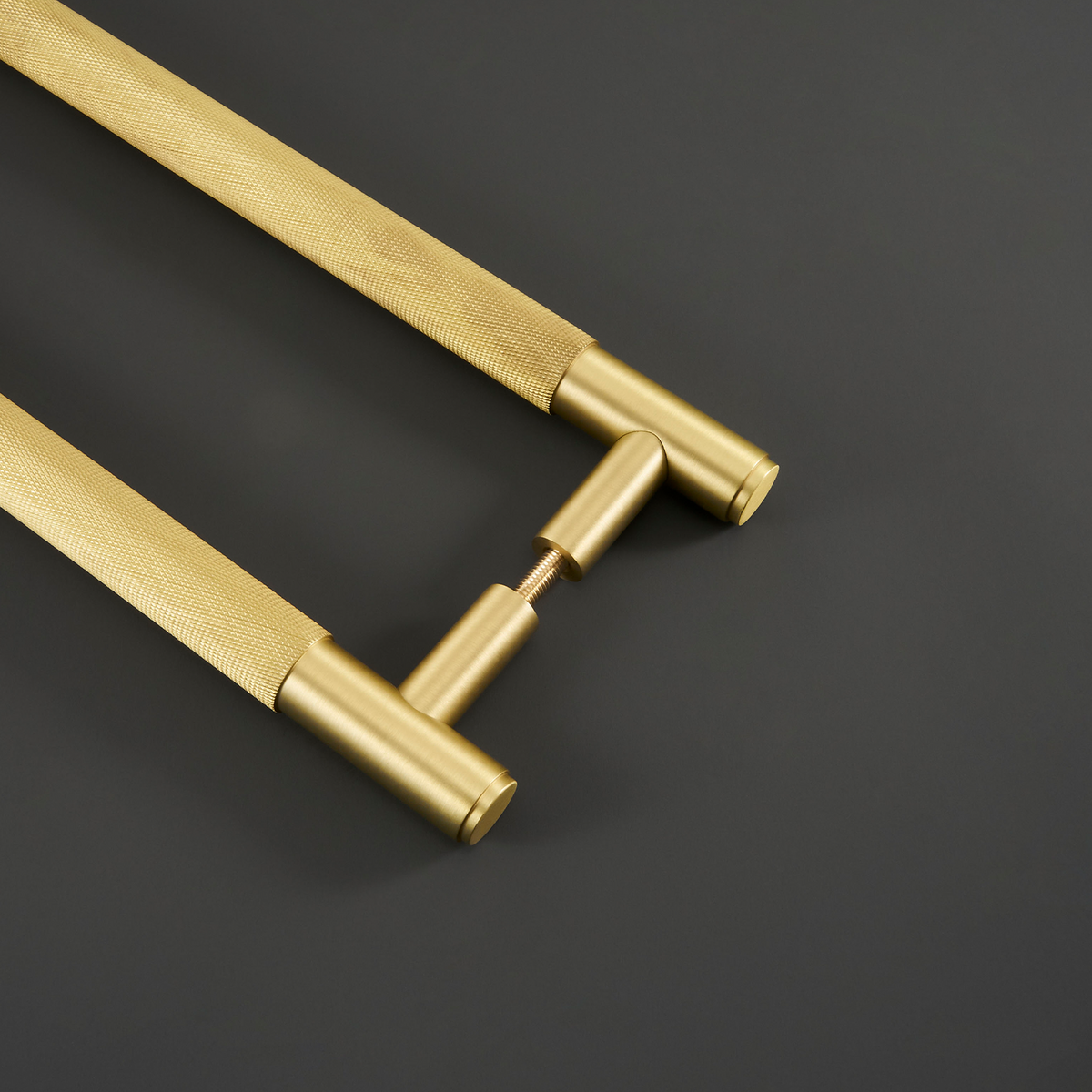 Knox Double-Sided Solid Brass Door Pull | Gold L - XL