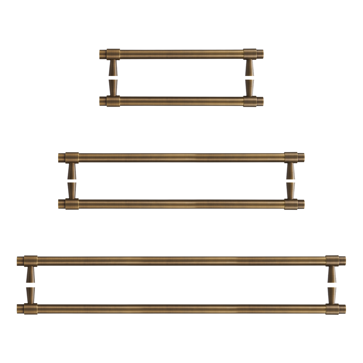Kia Double-Sided Solid Brass Entry Pull | Bronze
