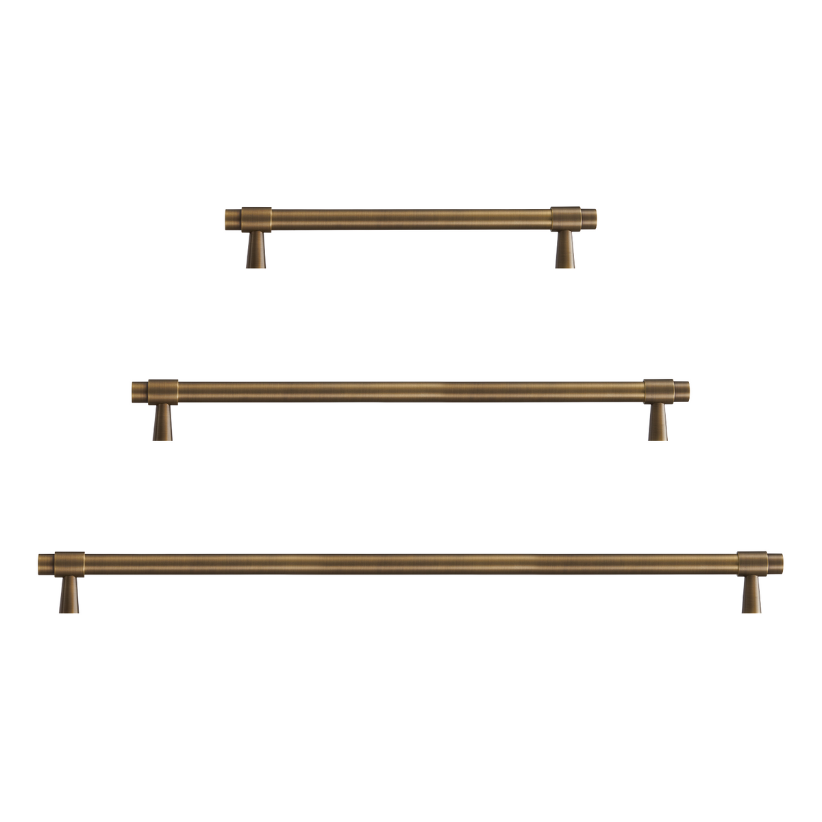 Kia Single-Sided Solid Brass Entry / Appliance Pull | Bronze