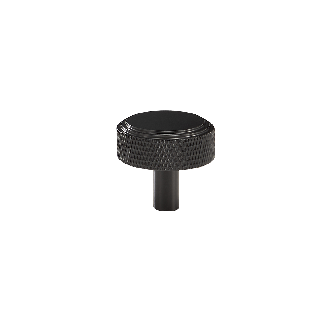 Lennox Solid Brass Knob | Black