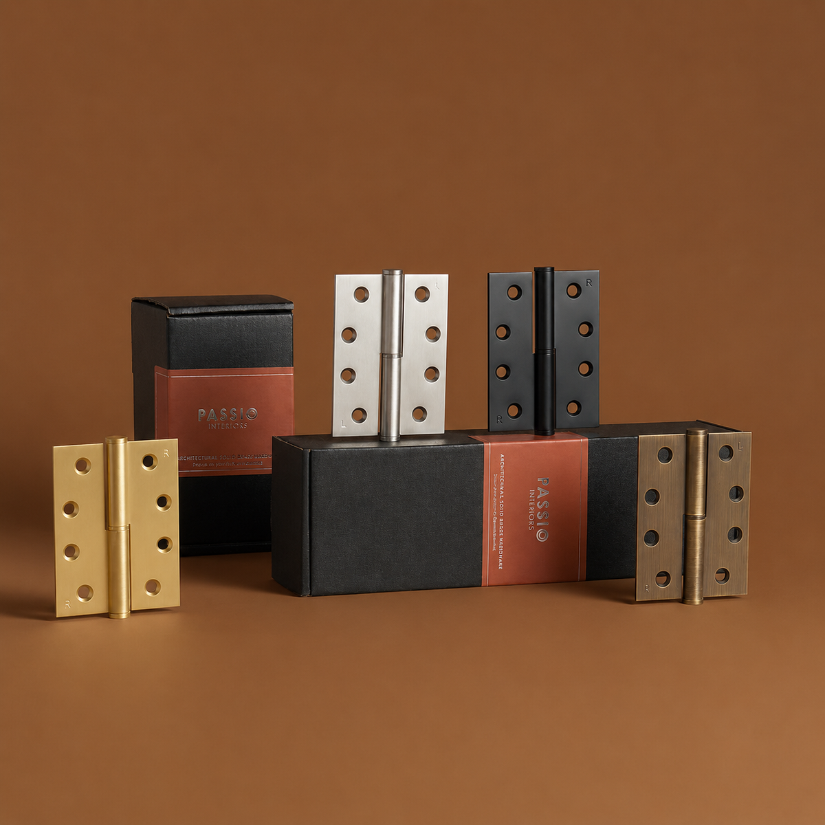 Solid Brass Lift-Off Hinge | Black