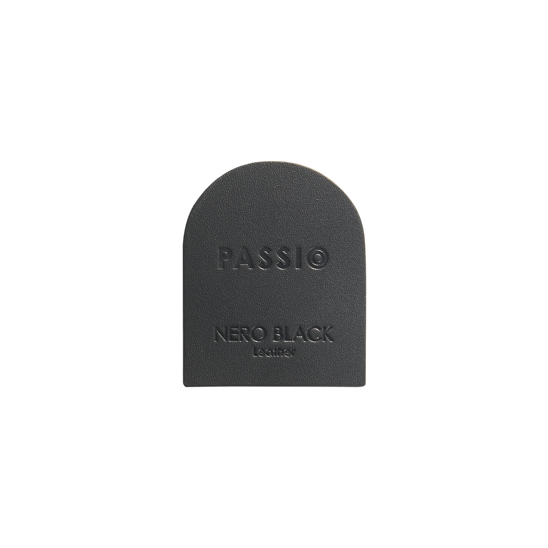 Leather Sample Disc | Nero Black