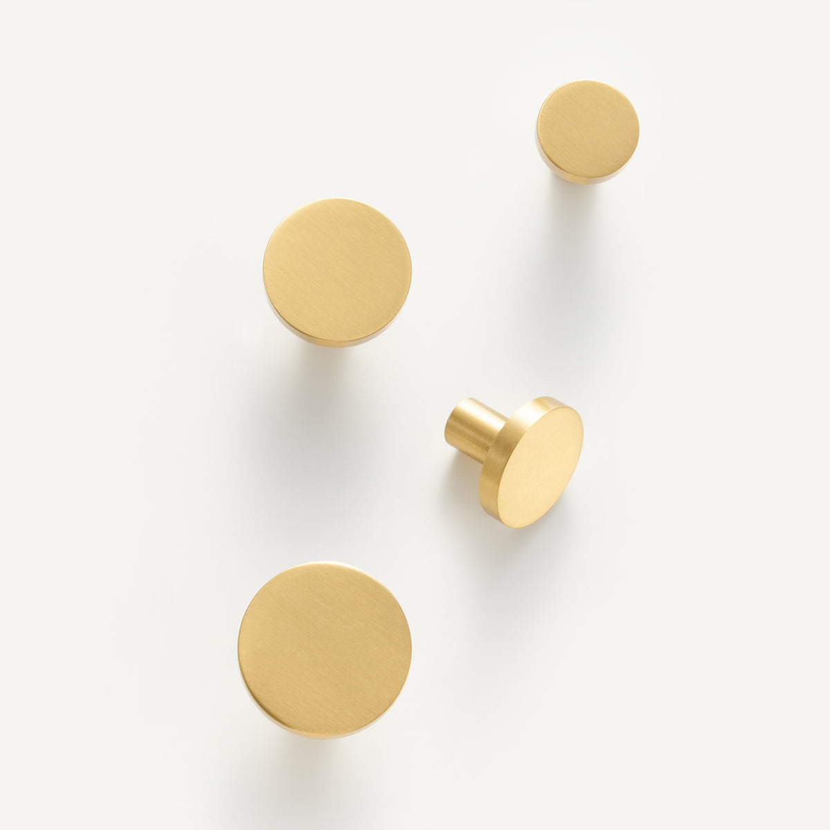 Nova Solid Brass Hook | Satin Brass