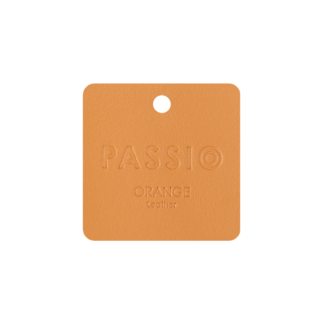 Leather Sample Disc | Orange