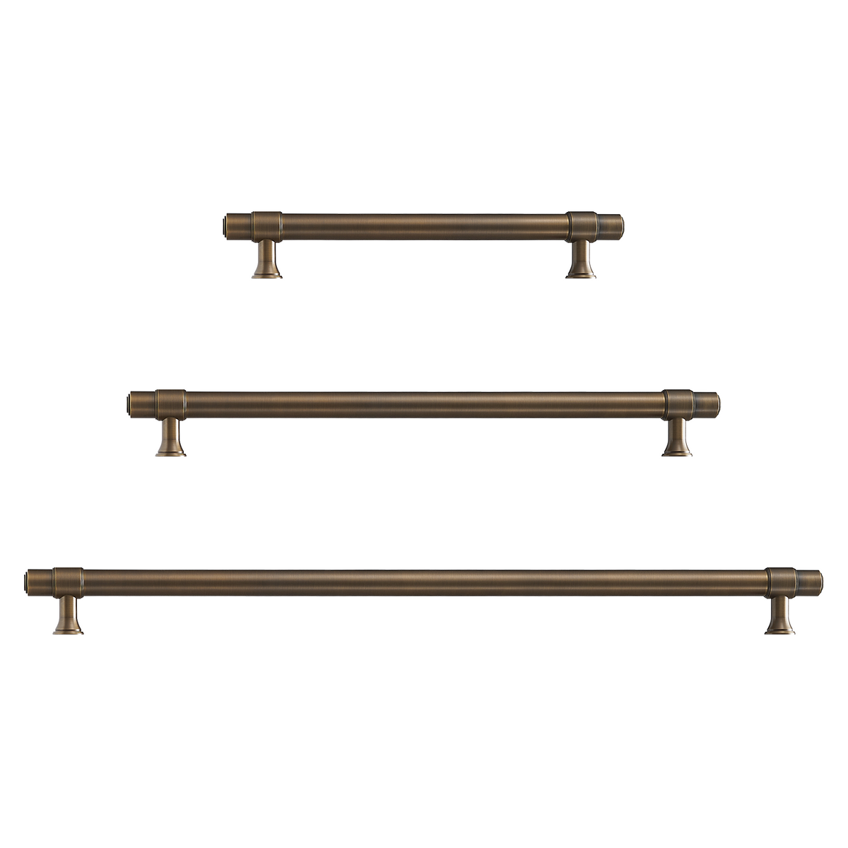 Orson Single-Sided Solid Brass Entry / Appliance Pull | Bronze