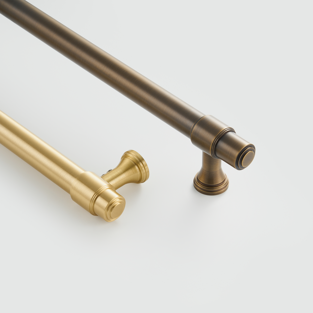 Orson Double-Sided Solid Brass Entry Pull | Satin Brass