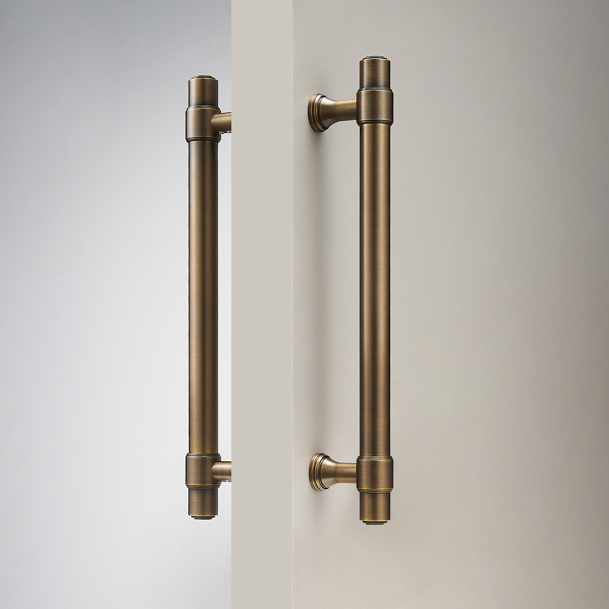 Orson Double-Sided Solid Brass Entry Pull | Bronze