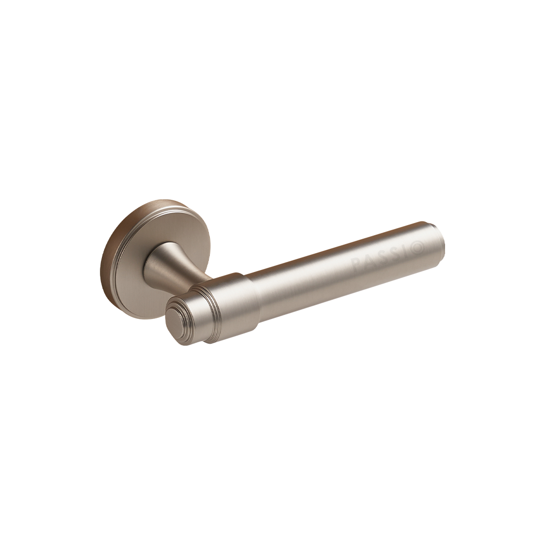 Orson Solid Brass Door Lever | Satin Nickel