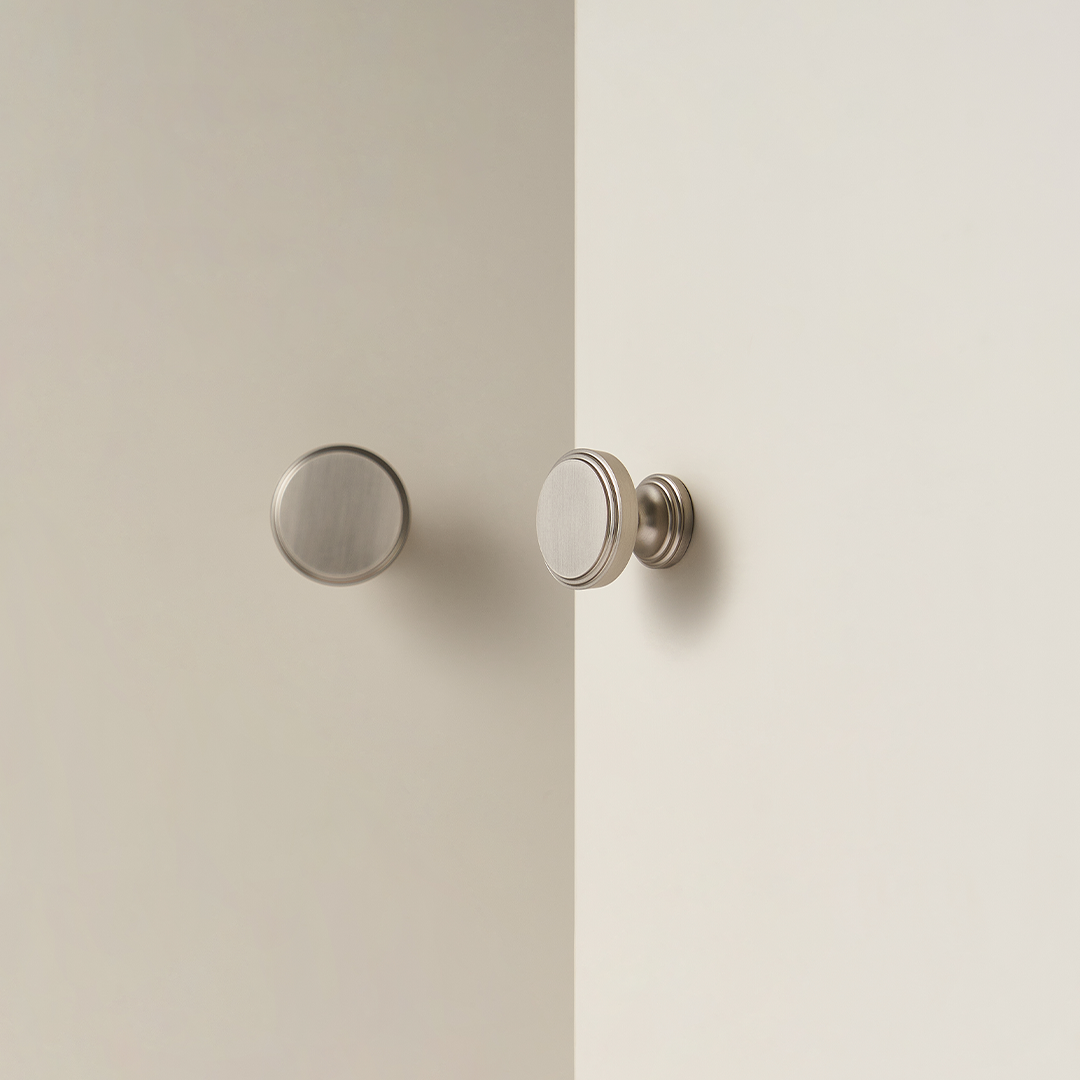 Orson Solid Brass Knob | Satin Nickel