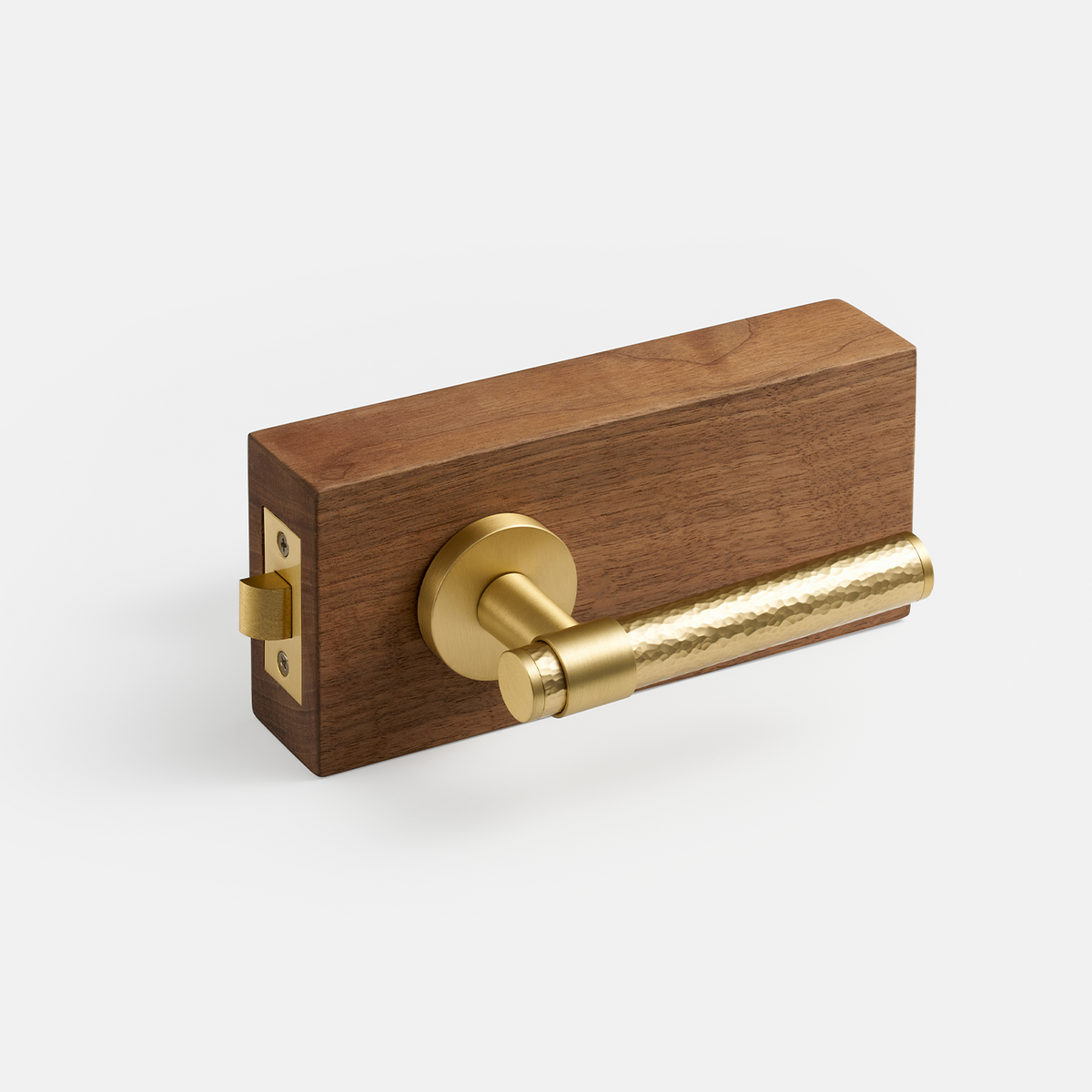Otto Solid Brass Door Lever | Gold