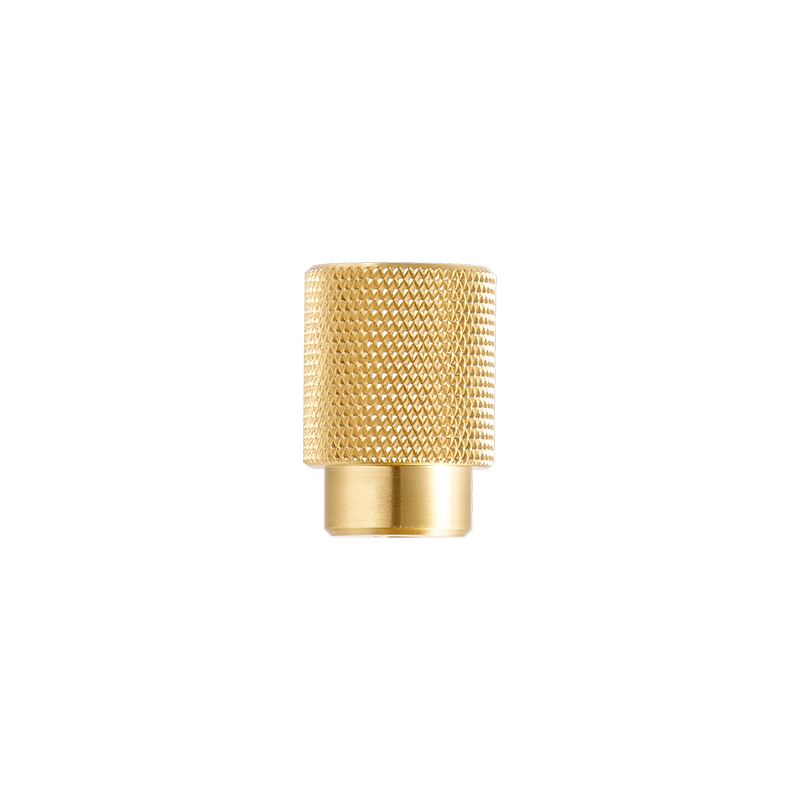 Brass Solid Texture Lines Knurled Drawer Pulls and Knobs in