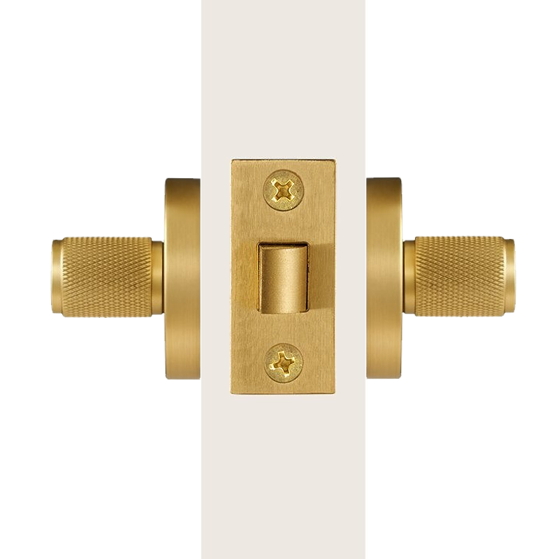 Knox Double-Sided Solid Brass Door Pull | Gold L - XL