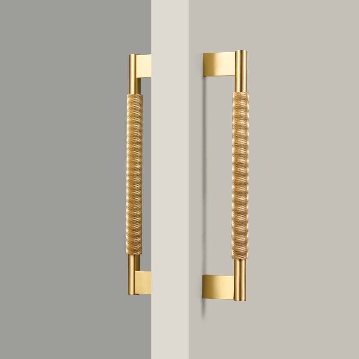 Pedro Double-Sided Solid Brass Door Pull | Satin Brass L - XL