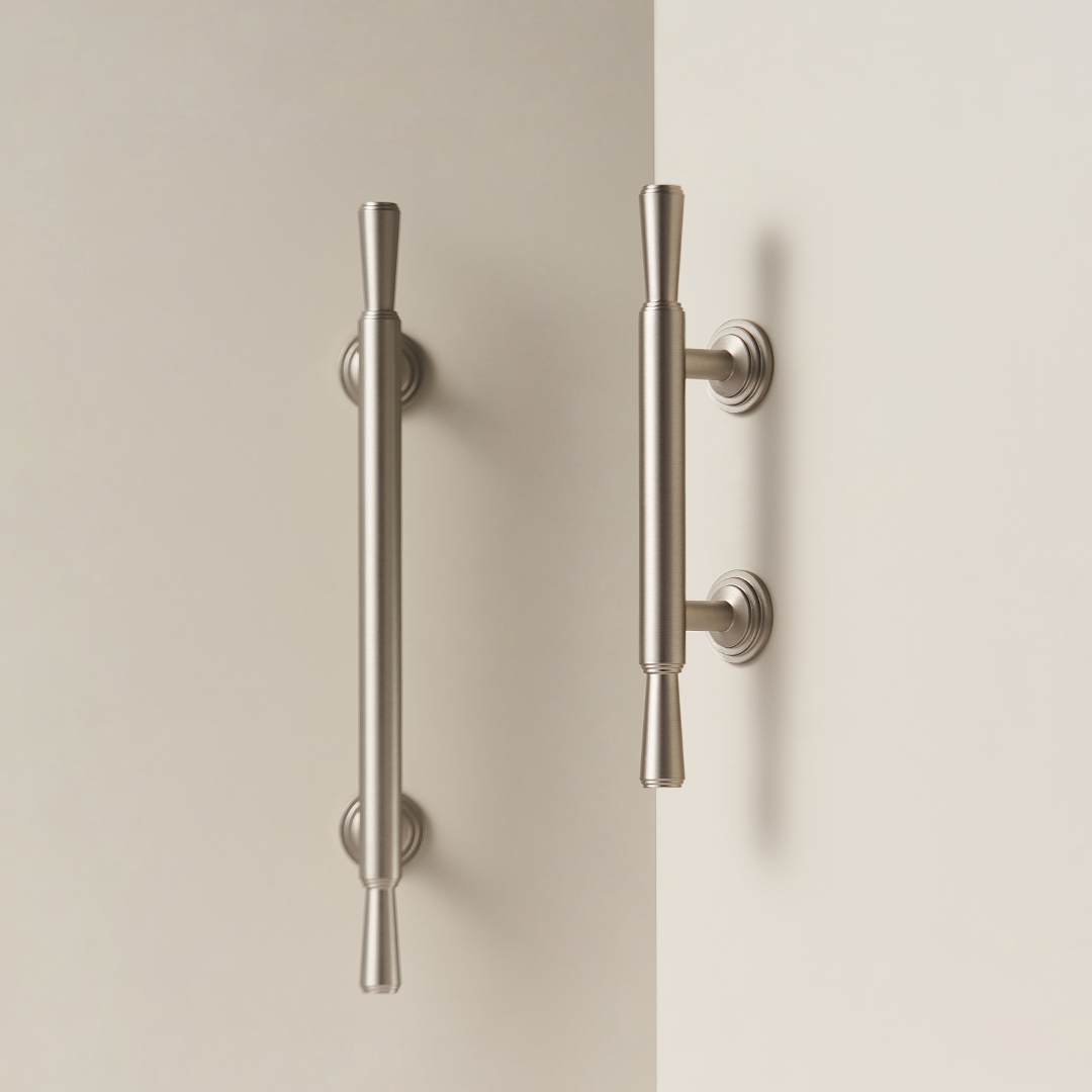 Soleil Solid Brass Handle | Satin Nickel XS - XXXL