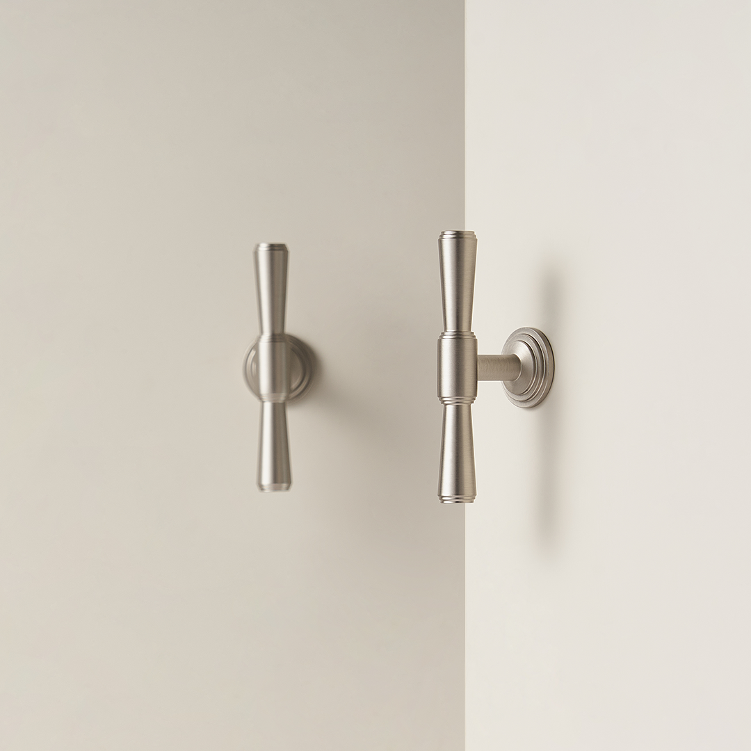 Soleil Solid Brass Handle | Satin Nickel XS - XXXL