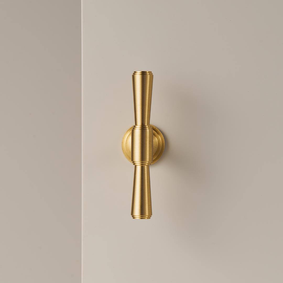 Soleil Solid Brass Handle | Satin Brass XS - XXXL