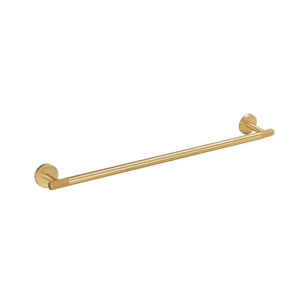 Knurled Towel Rail Satin Brass Passio Interiors
