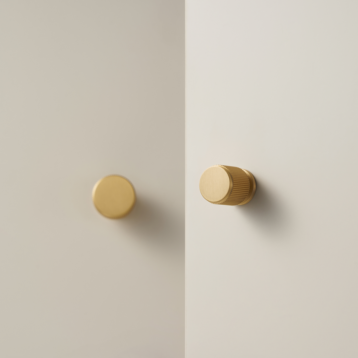 Vexel Solid Brass Knob | Gold